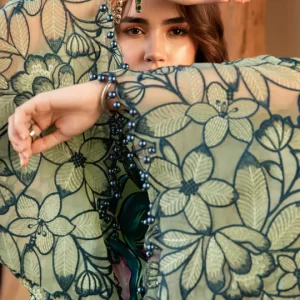 MPrints Lawn by Maria - 5B 3 Piece Unstitched Printed Lawn Suit | MPT-2505-B Fabric: Lawn Color: Green Note: Dry Clean Only