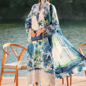 MPrints Lawn by Maria - 10B 3 Piece Unstitched Printed Lawn Suit | MPT-2510-B
