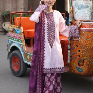 ASIM JOFA AJUBF-49 PRINTED EMBROIDERED LAWN 3 PCS